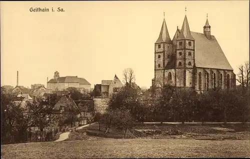 Ak Geithain in Sachsen, Stadtkirche St. Nikolai