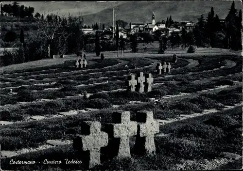 Ak Costermano sul Garda Veneto, Cimitero Tedesco