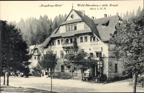 Ak Bärenburg Altenberg im Erzgebirge, Erzgebirgsheim