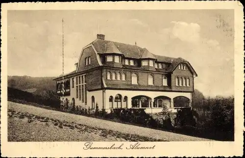 Ak Gummersbach im Oberbergischen Kreis, Alumnat