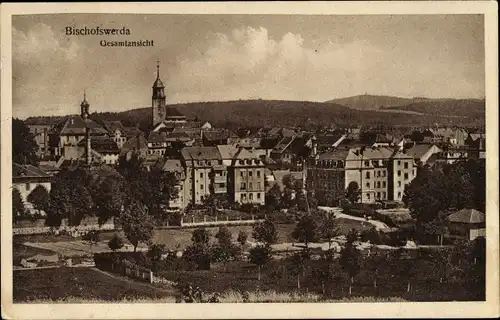 Ak Bischofswerda in Sachsen, Gesamtansicht der Stadt