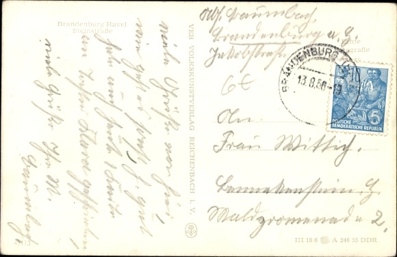 Ak Brandenburg an der Havel, Steinstraße Nr. 2187213