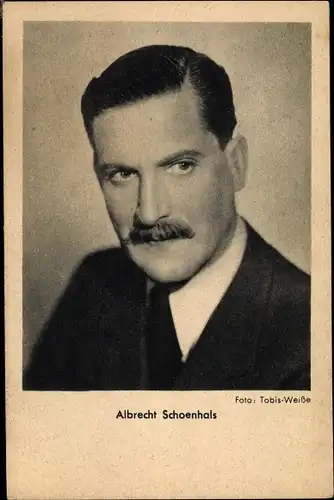 Ak Schauspieler Albrecht Schoenhals, Portrait, Ross Verlag