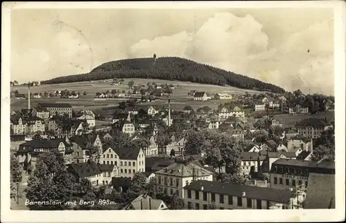 Ak Bärenstein Erzgebirge, Berg, Stadtpanorama