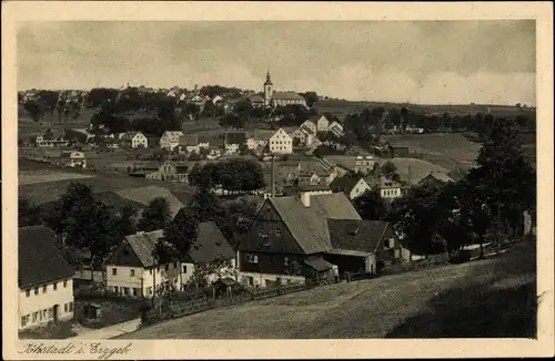 Ak Jöhstadt im Erzgebirge Sachsen, Totalansicht von Ort