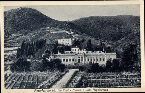 Ak Portoferraio Toscana, S. Martino, Museo e Villa Napoleonica
