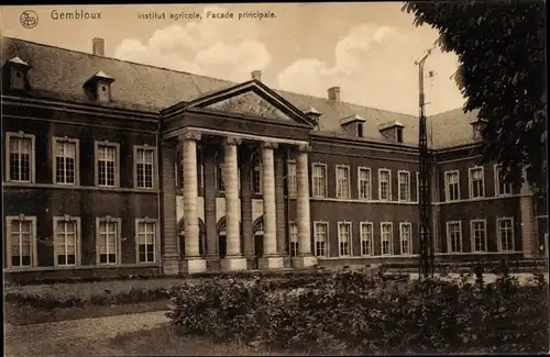 Ak Gembloux Wallonien Namur, Institut Agricole, Facade principale