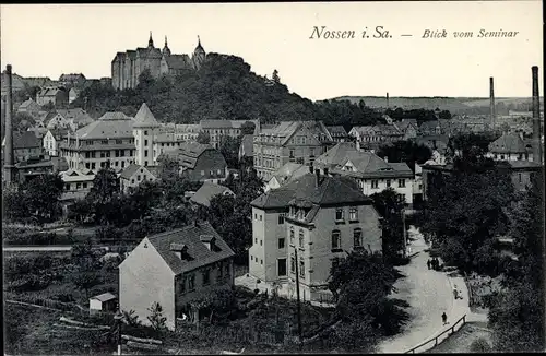 Ak Nossen in Sachsen, Blick vom Seminar