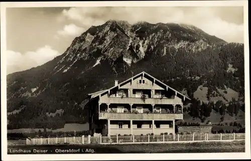 Ak Oberstdorf im Oberallgäu, Landhaus Deiser