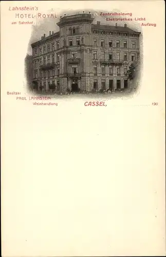 Ak Kassel in Hessen, Hotel Royal am Bahnhof