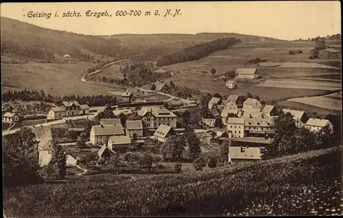 Ak Geising Altenberg Erzgebirge, Panorama