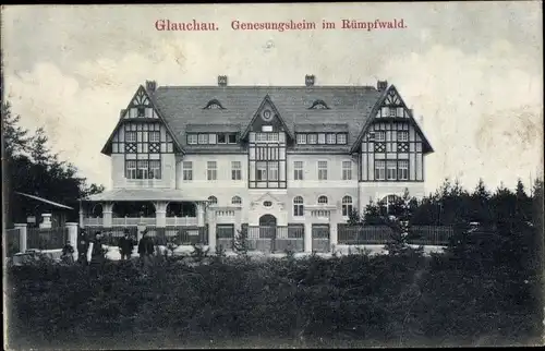 Ak Glauchau in Sachsen, Genesungsheim im Rümpfwald