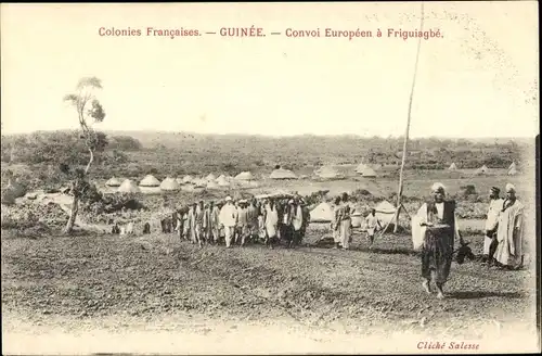Ak Guinea, Convoi Européen à Friguiagbé