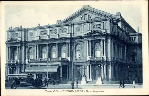 Ak Buenos Aires Argentinien, Teatro Colón