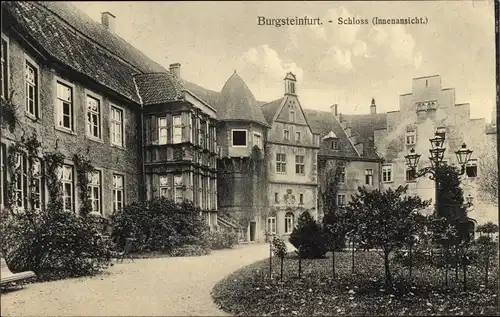 Ak Burgsteinfurt Steinfurt in Nordrhein Westfalen, Schloss, Innenansicht