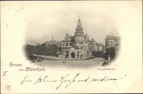 Ak München Bayern, Löwenbräukeller
