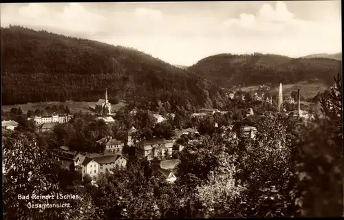 Ak Duszniki Zdrój Bad Reinerz Schlesien, Gesamtansicht der Stadt