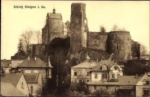Ak Stolpen in Sachsen, Schloss