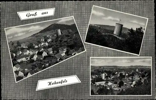 Ak Hohenfels in der Oberpfalz, Gesamtansicht, Turm