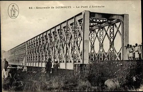 Ak Djibouti Dschibuti, Le Pont d'Aouache