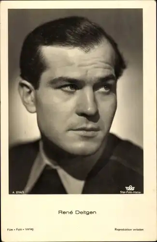Ak Schauspieler René Deltgen, Portrait