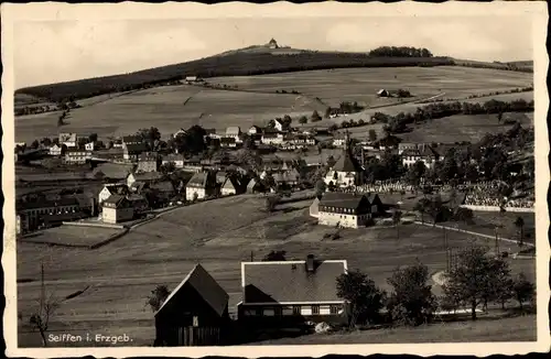 Ak Seiffen im Erzgebirge, Panorama vom Ort