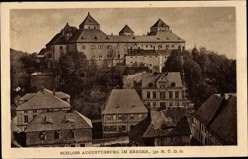 Ak Augustusburg im Erzgebirge, Schloss