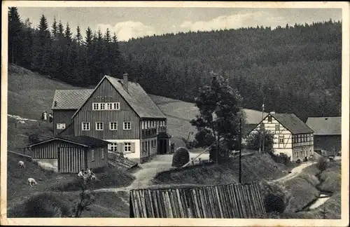 Ak Sayda im Erzgebirge, Deutsche Jugendherberge, Mortelgrund