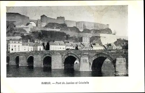 Ak Namur Wallonien, Pont de Jambes et Citadelle