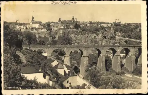 Foto Ak Luxemburg, Ville Haute, Vue générale