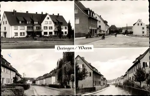 Ak Heringen an der Werra, Straßenansichten