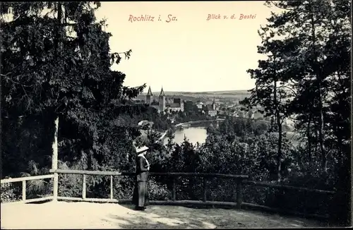 Ak Rochlitz an der Mulde, Blick von der Bastei