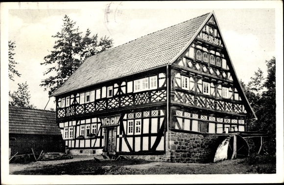 Ak Ilbeshausen Hochwaldhausen Grebenhain im Vogelsbergkreis