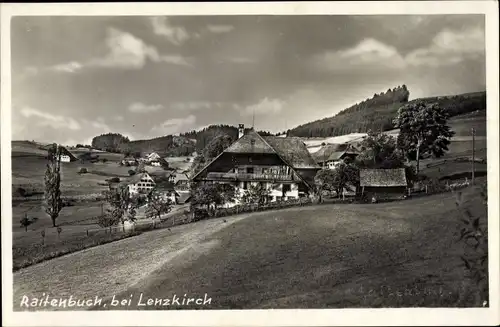 Ak Raitenbuch Lenzkirch im Breisgau, Panorama vom Ort