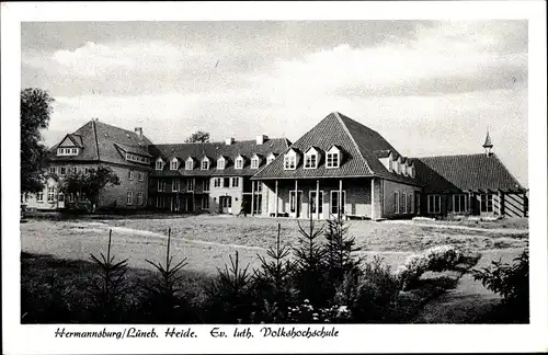 Ak Hermannsburg Südheide Niedersachsen, Ev. luth. Volkshochschule