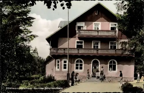 Ak Warmensteinach Oberfranken Bayern, Berliner Schullandheim