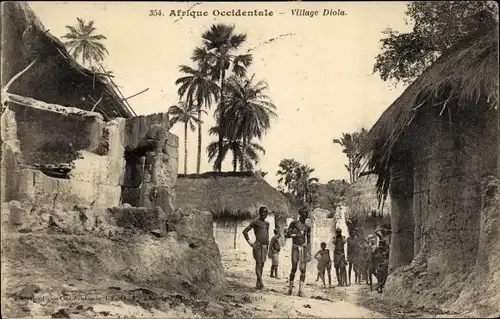 Ak Afrique Occidentale, Village Diola