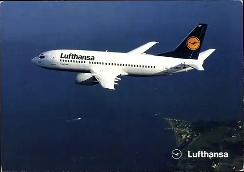 Ak Lufthansa Boeing 737 300, D ABXT, Passagierflugzeug