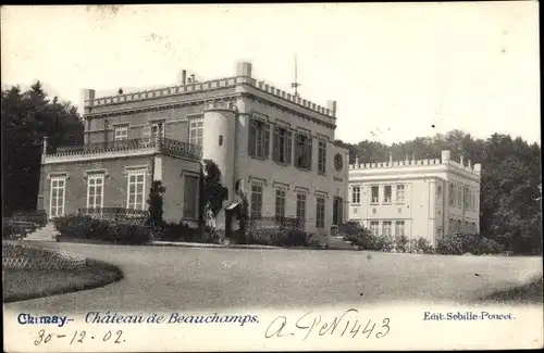 Ak Chimay Wallonien Hennegau, Château de Beauchamps