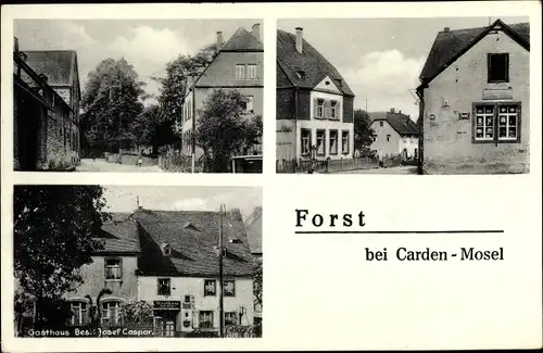 Ak Forst Eifel, Dorfansichten, Geschäft, Gasthaus