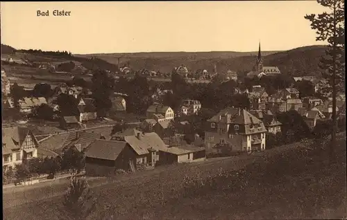 Ak Bad Elster im Vogtland, Panorama