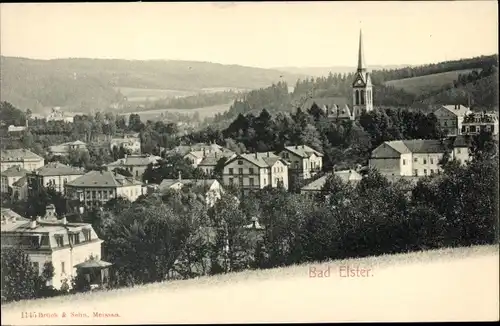 Ak Bad Elster im Vogtland, Panorama