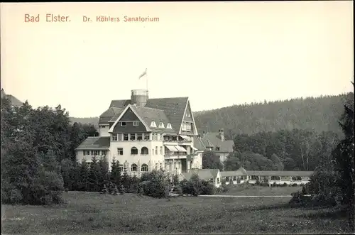 Ak Bad Elster im Vogtland, Doktor Köhlers Sanatorium, Heilanstalt