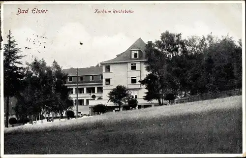 Ak Bad Elster im Vogtland, Kurheim Reichsbahn