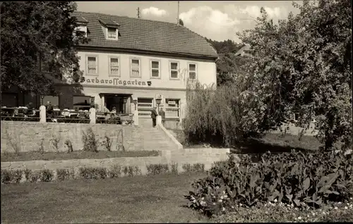 Ak Bad Frankenhausen am Kyffhäuser Thüringen, Konsumgaststätte Barbarossagarten