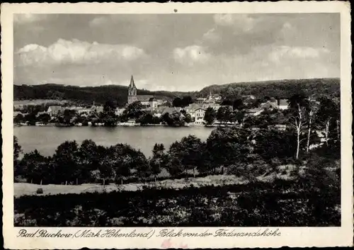 Ak Buckow in der Märkischen Schweiz, Ortsansicht von der Ferdinandshöhe