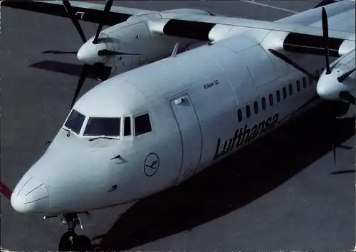 Ak Fokker 50, Lufthansa, Passagierflugzeug