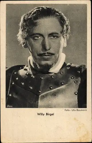 Ak Schauspieler Willy Birgel, Portrait