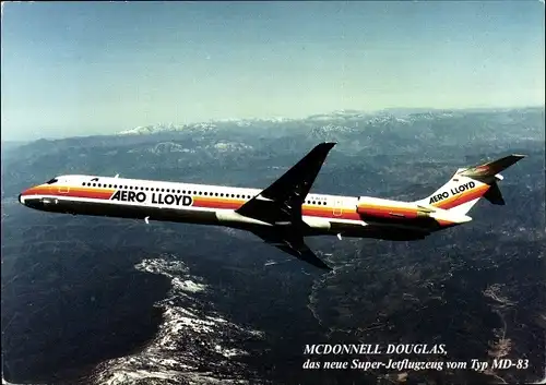 Ak McDonnell Douglas MD-83, Super Jet, Aero Lloyd, Passagierflugzeug