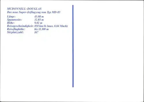 Ak McDonnell Douglas MD-83, Super Jet, Aero Lloyd, Passagierflugzeug